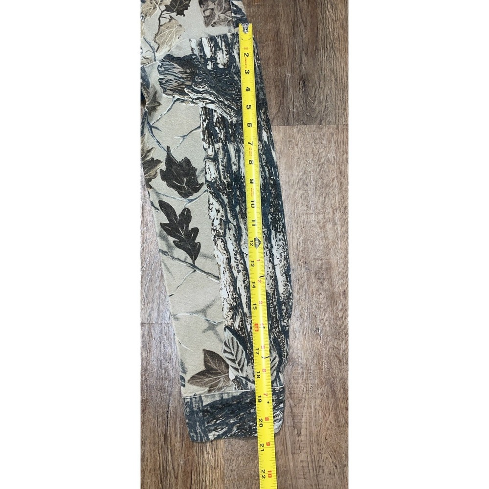 VTG Realtree Treestand Camo Button Up Long Sleeve Shirt Youth Large USA Made - Picture 6 of 9